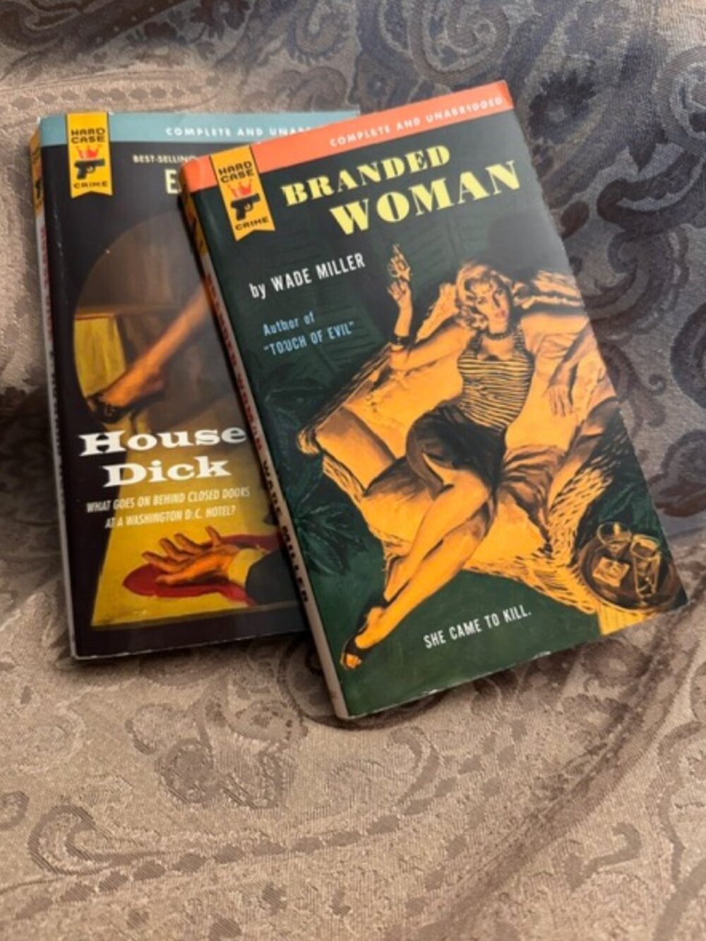 Two Hard Case Crime Pulp Fiction reprints.